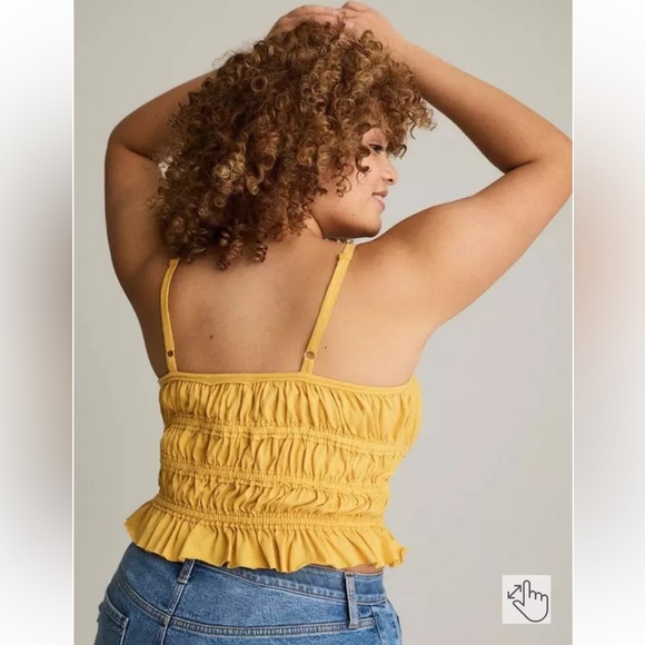 Torrid Festi Smocked Crop Cami - Picture 2 of 6